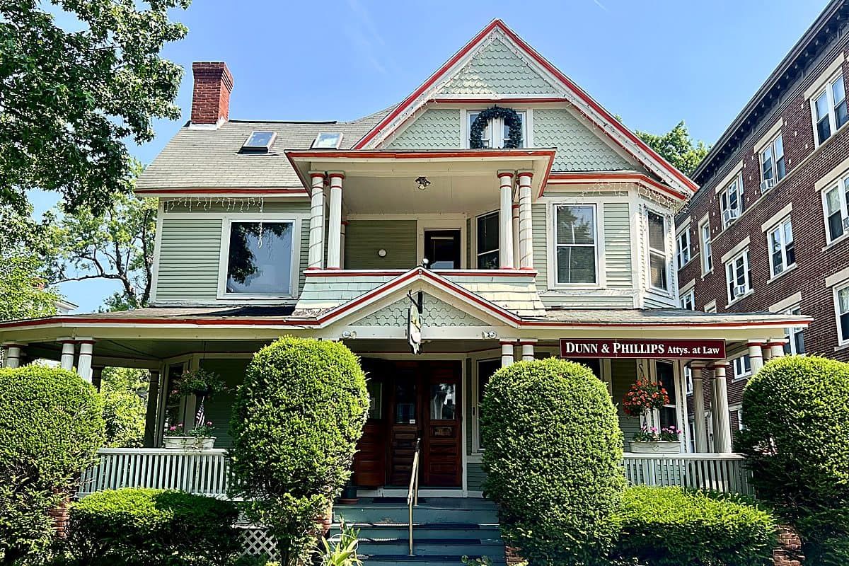 The Dunn & Phillips office at 185 Belmont Avenue, Springfield.